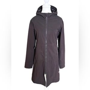 Lululemon Hooded Long Rain Jacket Charcoal Grey | Size Small | Water Resistant